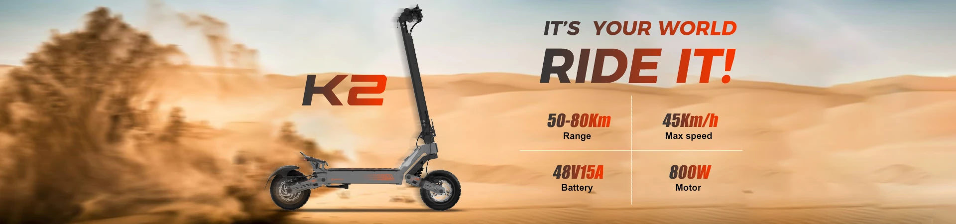 Kepow K2 off-road electric scooter