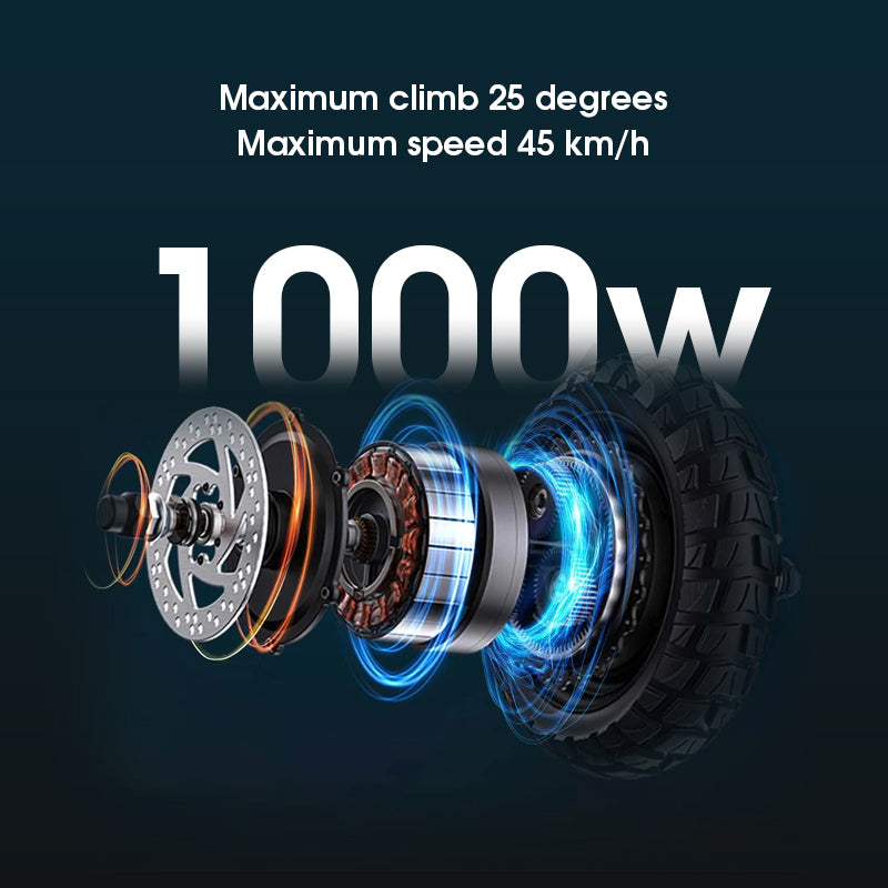 Kepow T2 E-scooter with 1000W motor power