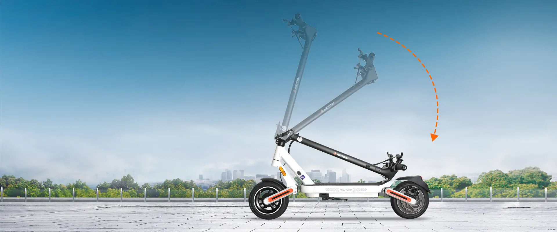 E12 commuter E scooter foldable design