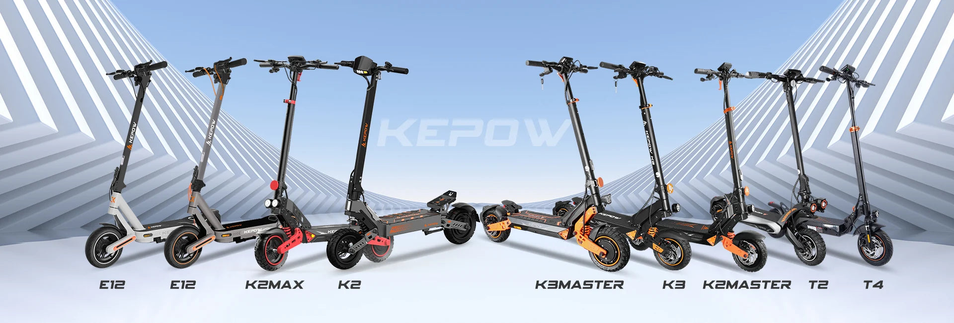 Kepow E scooter product line