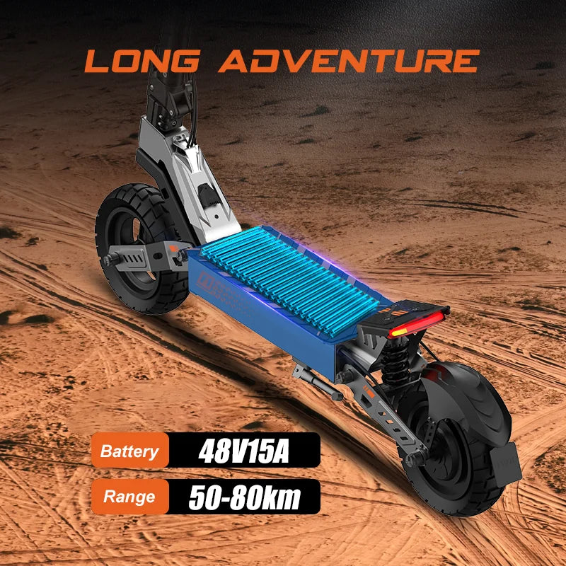 Kepow K2 off-road electric scooter with long adventure