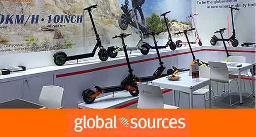 Kepow electric scooter attend exhibition