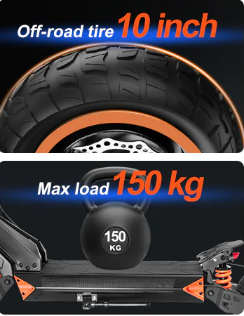 Kepow K3 off-road electric scooter 150kg load