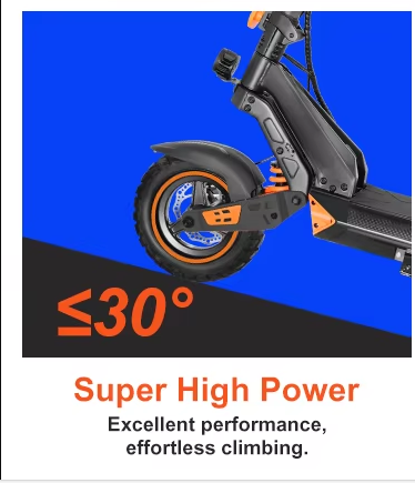 Kepow K3 off-road electric scooter 30° climbing